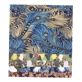 DOITOOL 5pcs Cotton Quilting Fabric Squares DIY Sewing Craft with Decorative Patterns for Patchwork Projects and Home Decor