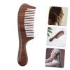 FOMIYES Sandalwood Detangling Comb for Women Long Handle Wooden Hair