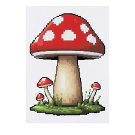 'Toadstool Cap' Temporary Tattoo - Water Resistant, Skin-Safe, Non-Toxic Transfer (TO00077693)