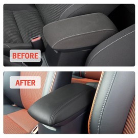 ANMOSVO Center Console Cover for 2014-2019 Corolla - Premium Armrest Lid Protector Easy Installation, No Tools Required for Toyota Corolla 2014-2019