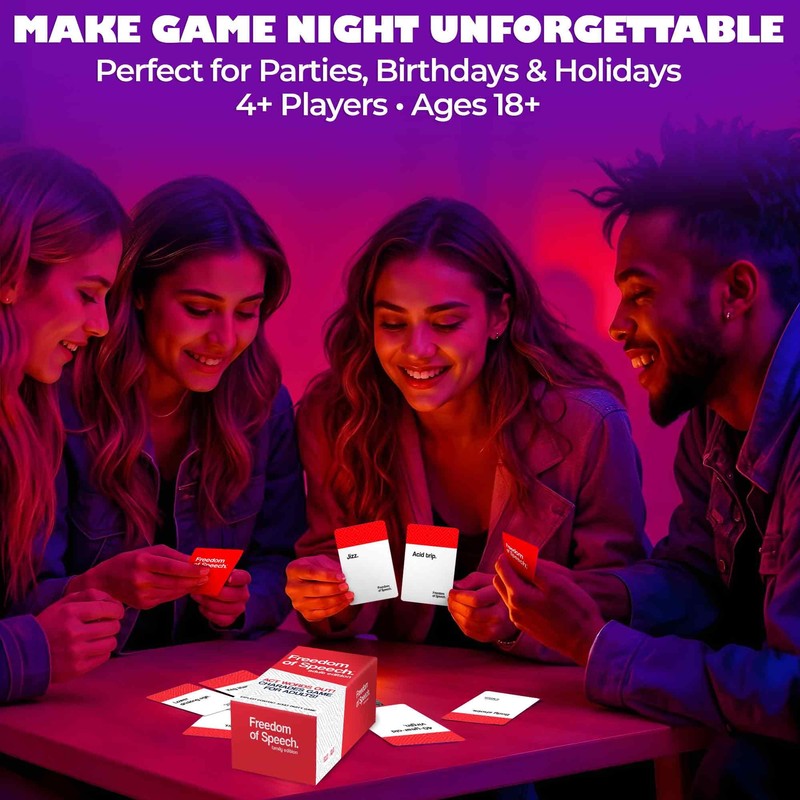 QUOKKA Freedom of Speech Card Board Game – Fast-Paced Guess