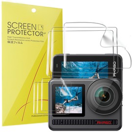 Blueshaweu AKASO Brave 8 / Brave 7 Camera Screen Protector - Bubble-Free High Resolution Premium Transparent Soft TPU (6 Pack)