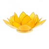 Lotus candleholder chakra 3 yellow goldlining
