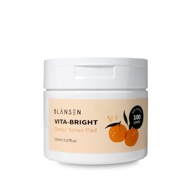 blancen Pore ​​dead skin care wipe Blanccène Vita Bright toner pad 100 sheets Vitamin ampoule skin cotton pad / 모공 각질 관리 닦토 블랑센 비타 브라이트 토너 패드 100매 비타민 앰플 스킨 화장솜