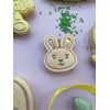 LissieLou Mini Easter Bunny Face Cookie Cutter and Stamp Easter