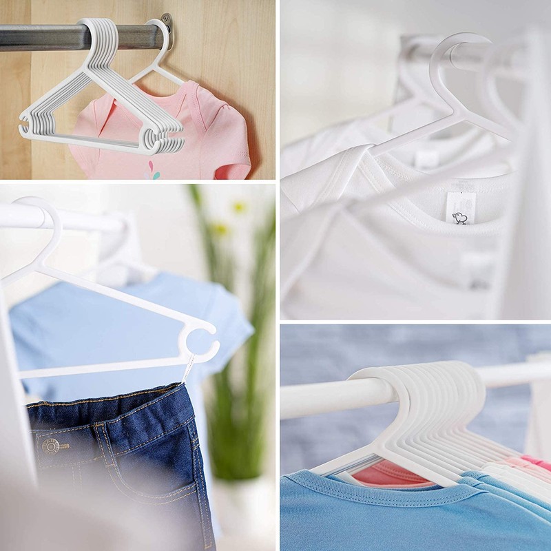 LaLoona Baby Clothes Hanger Set – Plastic Children's Clothes Hangers