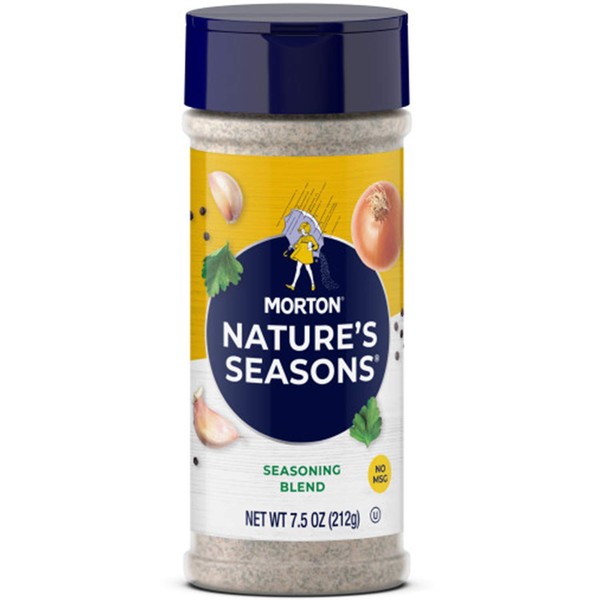 Morton Nature's Seasons Seasoning Blend, 7.5 Ounce Canister (Pack of 12)