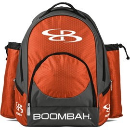 Boombah Tyro Baseball/Softball Bat Backpack - 20" x 15" x 10" - BPTC23 Charcoal/Orange