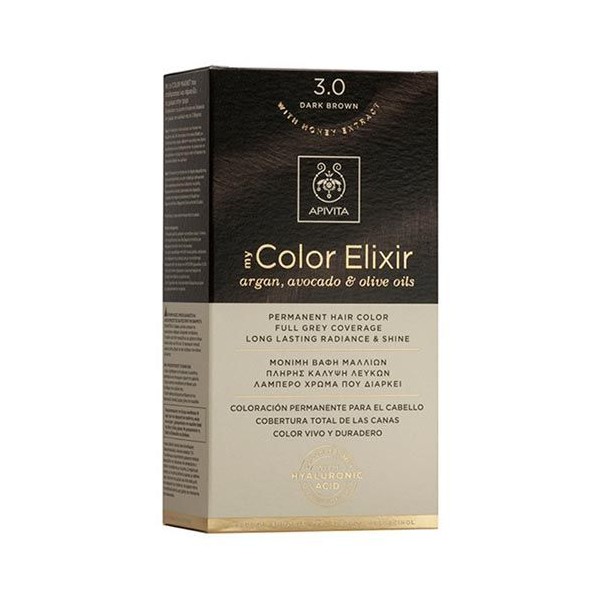 Apivita My Color Elixir Hair Color 3.0 Dark Brown