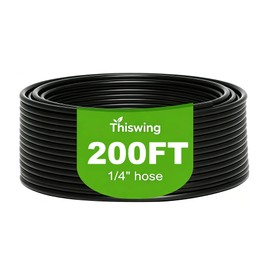 Thiswing 200FT Drip Irrigation Tubing for 1/4" Drip Irrigation System