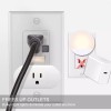 SOZULAMP Tamper Resistant(TR) Receptacle Outlet with Night Light-Easy to Install
