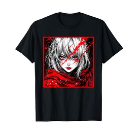 Horror Anime Manga Tee I Gothic Outfit I Japanese Chibi Girl T-Shirt