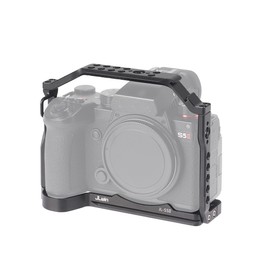 FOTGA Camera Cage for Panasonic LUMIX DC-S5 II / S5 IIX Mirrorless Camera, Aluminium Alloy Video Rig with Arca Type QR Plate, NATO Rail, 1/4 Inch Thread, Cold Shoe for Tripod Head Stabiliser