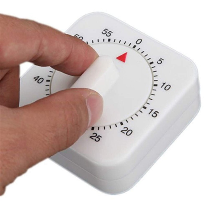 60 Minutes Mechanical Timer Clock Kitchen Cooking Timer Clock With