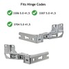 Spares2go Integrated Door Hinge Pair fits Neff Fridge Freezer (Top