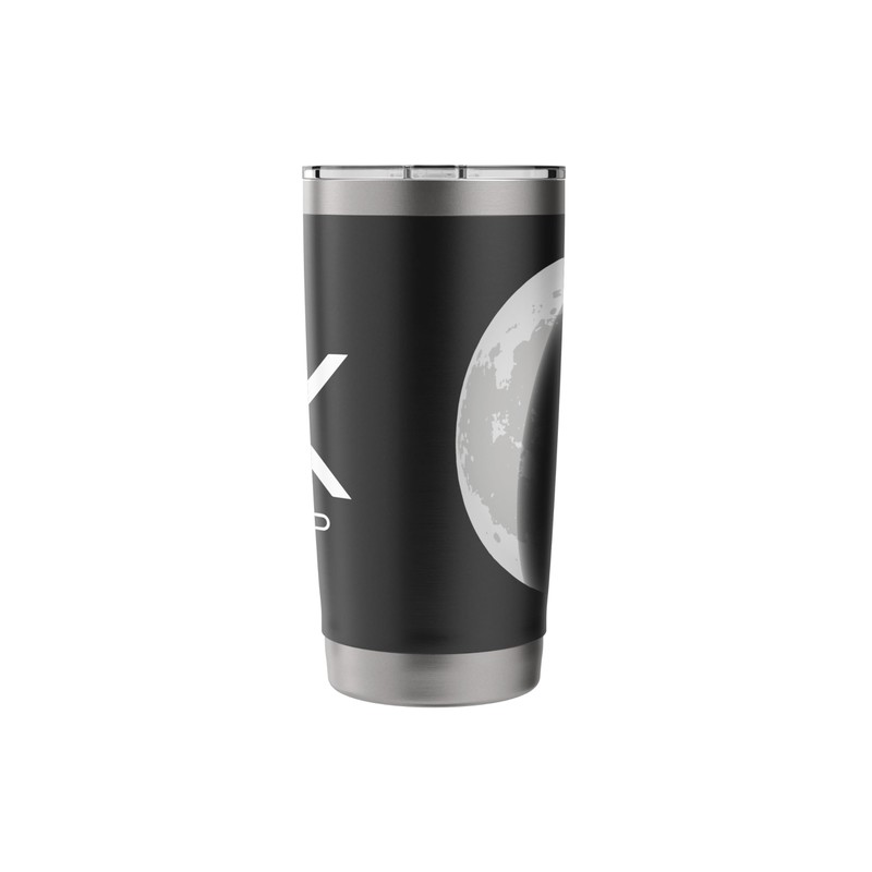 Internet money cryptocurrency Ripple XRP Moon Stainless Steel Insulated Tumbler