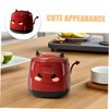 Sosoport Cute Demon Small Desktop Trash Can with Lid Silent