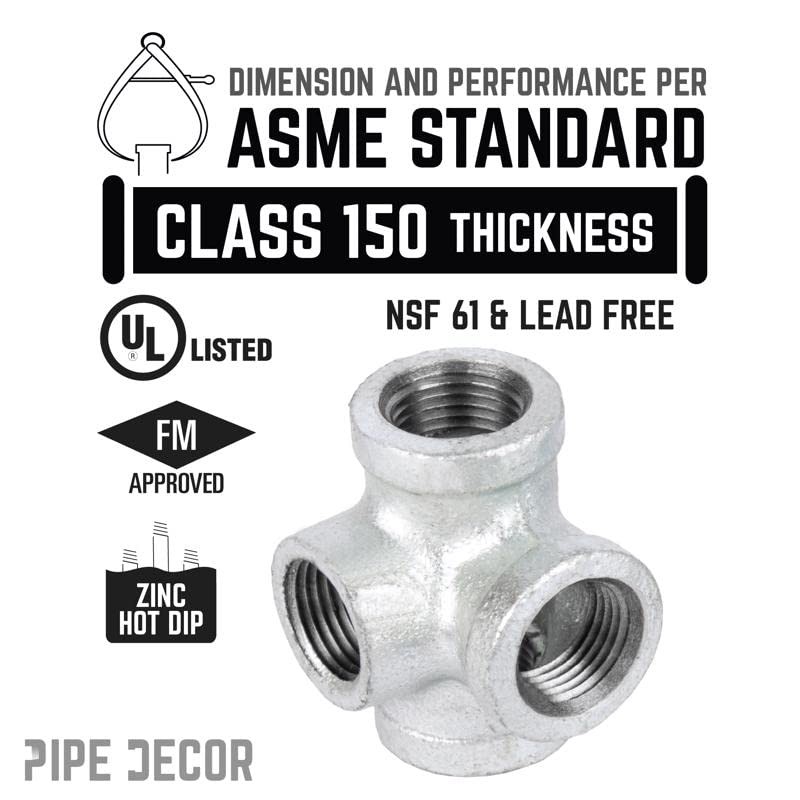 OUTLET TEE GALV FBT 1/2"