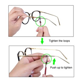 Sports PU Leather Glasses Strap, Zingso 3 Pcs Multi-Color Classic PU Leather Adjustable Sunglasses Head Band Eyeglass Chain Lanyard Glasses Strap for Decoration and Sports (Black+ Red+ Dark Blue)