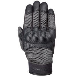 Spartan Men's Air Mesh Motorcycle Glove, Black/Grey, S