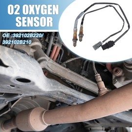 A ABSOPRO Oxygen Sensor No.392102B220/392102B210 O2 Oxygen Sensor for Hyundai Accent 1.6L 2012-2017 Metal (Set of 2)
