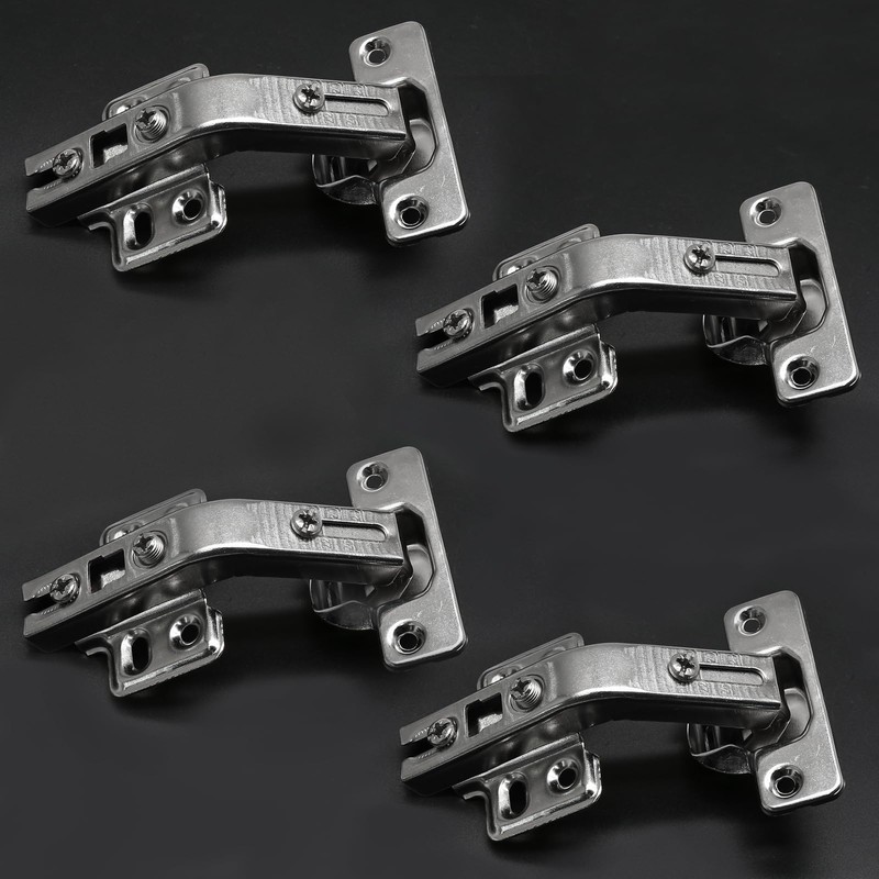 Zorfeter 4 Pack 2 Pairs Kitchen Cabinet Hinges 135 Degree,