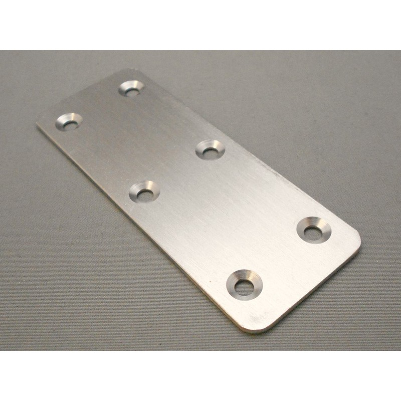 WAKI IH-113 Stainless Steel Wide Plate, 1.4 x 3.5 inches