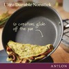 Anolon Advanced Hard Anodized Nonstick Deep Frying Pan/Skillet with Lid,