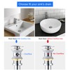 MENATT Bathroom Basin Sink Stopper U Shape Bottle Trap，Adjustable Height