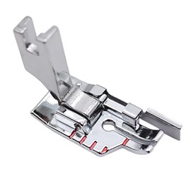Cutex Presser Foot with 1/4" Guide Compatible with Janome 1600P, Juki TL-2010Q Sewing Machine