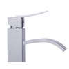 ALFI brand AB1158 Tall Square Body Curved Spout Single Lever