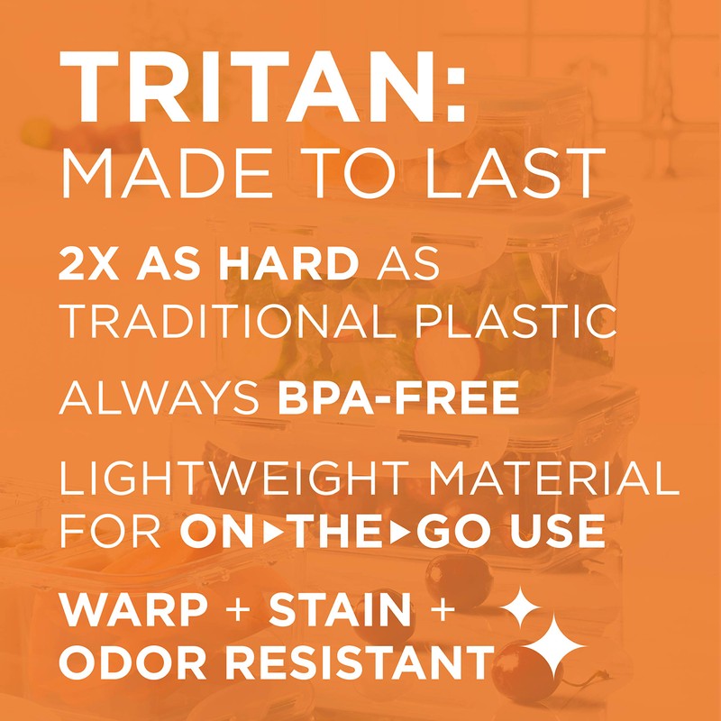 LOCK & LOCK Purely Better Tritan Container/Rectangle Food Storage Bin,