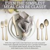 EVOLVE 18/8 Stainless Steel Silverware Set for 4 - Complete