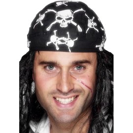 Pirate Bandana, Skull and Crossbones Design