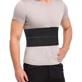 Pauline Broken Rib Brace for Men - Compression Chest Binder for Cracked Ribs Support ...