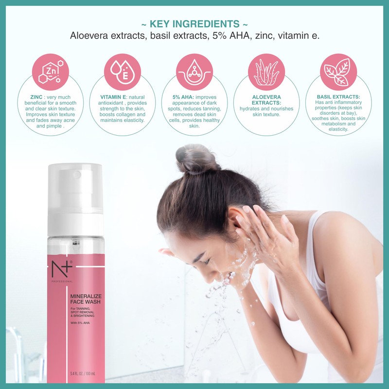 N Plus Professional Mineralise Facewash
