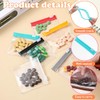 Pack of 27 Portable Pill Pill Bags Transparent Plastic Mini