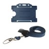 ALG ID Cards® Dark Blue ID Card Badge Holder -