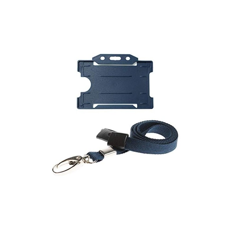 ALG ID Cards® Dark Blue ID Card Badge Holder -