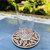 Nordic Miscellaneous Goods Lithuanian Wooden Coaster No.057 Stylish Underlayment for