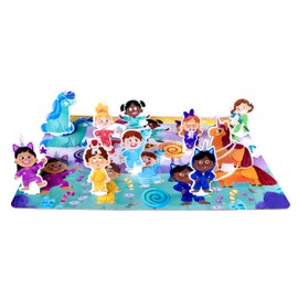 Crazy Little Books Unicorn Pop-Up Jigsaw Puzzle, Cardboard, 20'' x 15'' Fantasy Puzzle for Kids, Toys & Games