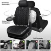 CAR PASS Leather Oxford Car Seat Covers Full Set,Waterproof Seat
