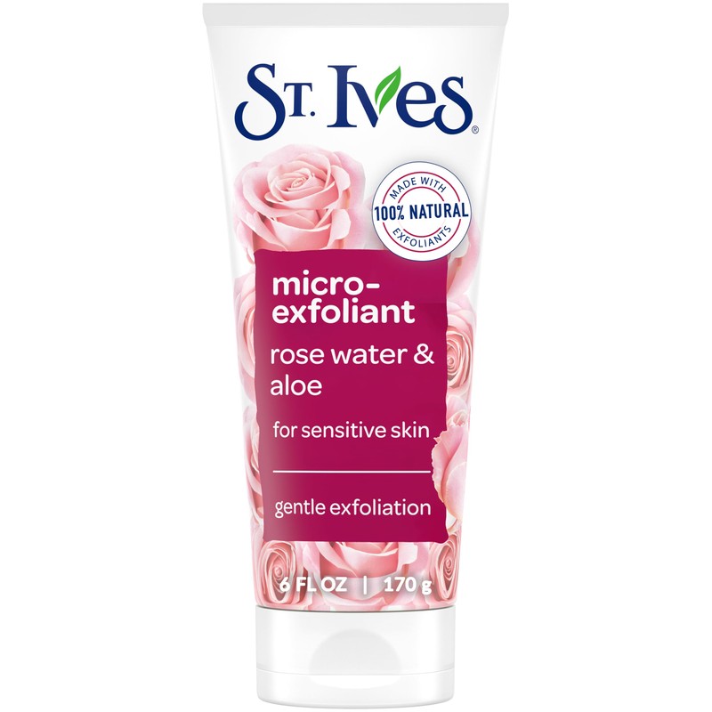 St Ives Exfoliante facial suave y suavizante, 170 g