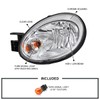 Spec-D Tuning Chrome Housing Clear Lens Factory Style Headlights Compatible
