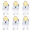 6PCS G9 LED COB Light Bulb 500LM Ceiling Lamp Bulb