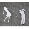 DCentral® Golfers - Man & Woman Flexible Safety Screen Magnets: