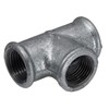 Cast T-piece with 3x internal thread Rp 3/8 inch (IG),
