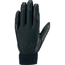 ZETT BG263HS 1900 Protective Gloves for Single Handed High School Baseball Rules, Black (1900), Left Hand, Large Size (10.2 - 10.6 inches (26 - 27 cm)