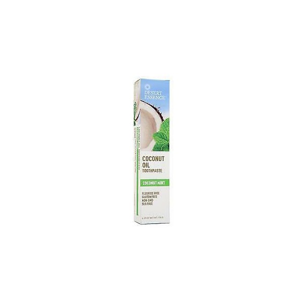 Desert Essence Coconut Oil Toothpaste Coconut Mint 6.25 oz