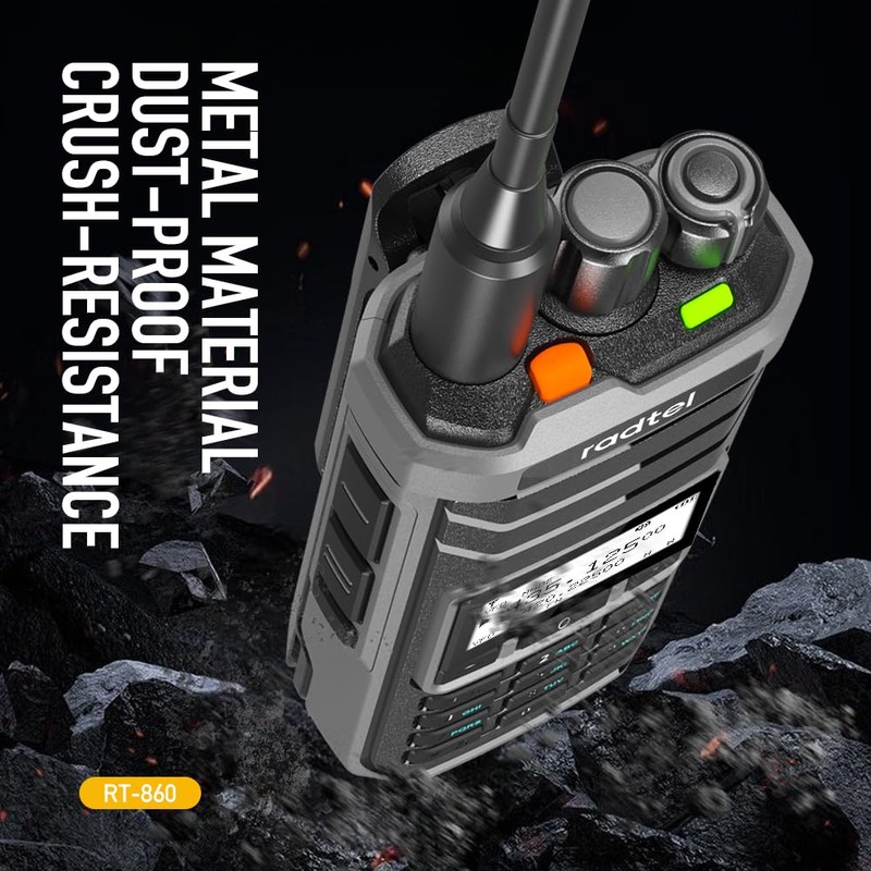 Radtel RT-860 Multi Band Ham Radio HF UHF VHF Dual